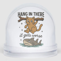 Cosy Cat in a Snow Globe – Cute Winter Holiday 