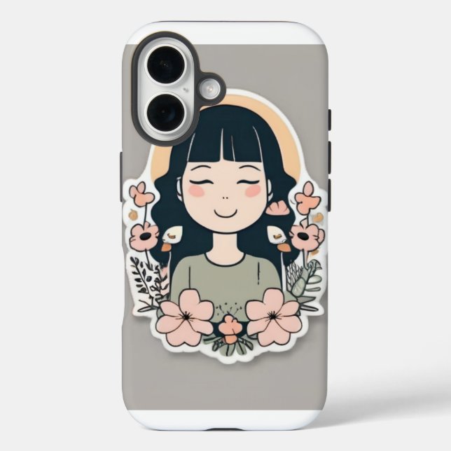 Cosy Cat Nap IPhone 16 Case (Back)