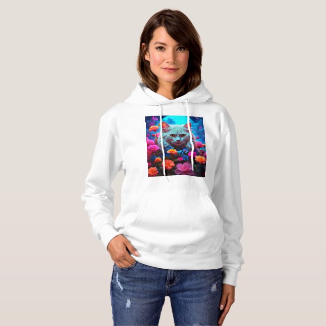 Cosy cat Style with Hoodie (Front Full)