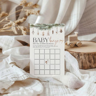Cosy Christmas Baby Shower Game BINGO