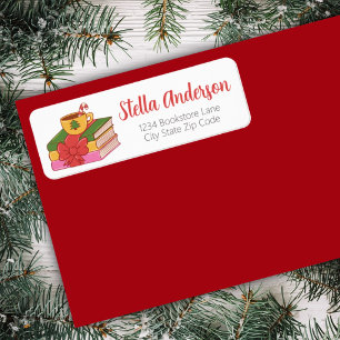Cosy Christmas Book and Cocoa Return Address