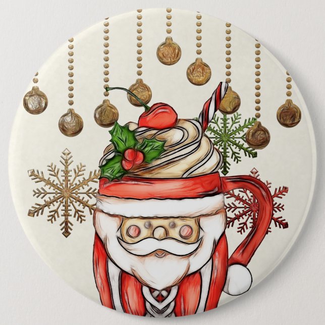 Cosy Christmas Button (Front)