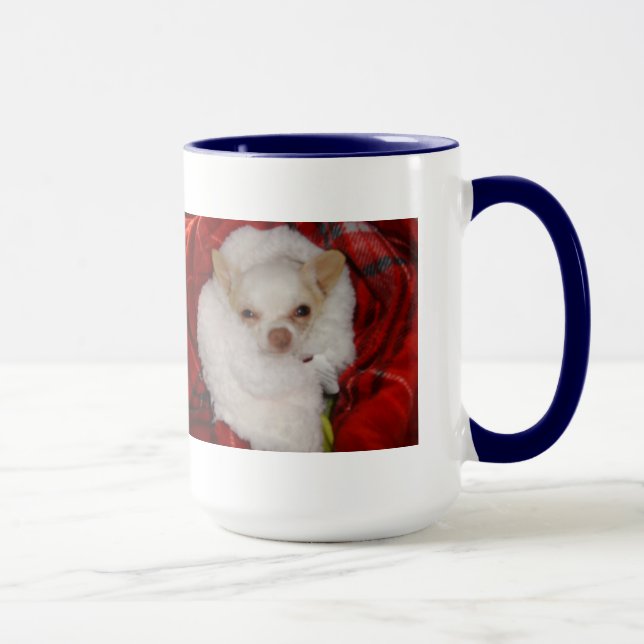 Cosy Christmas Chihuahua Mug (Right)