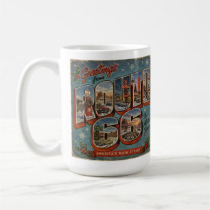 Cosy Christmas Cocoa Route 66 Large Letter Coffee Mug