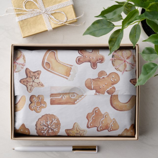 Cosy Christmas cookies  Tissue Paper (Gift)