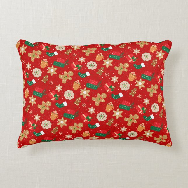 Cosy Christmas Decorative with Festive Charm Decorative Cushion (Front)