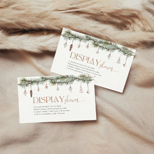  Cosy Christmas Display Shower Enclosure Card