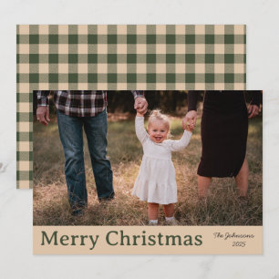 Cosy Christmas Farmhouse Family Christmas Card