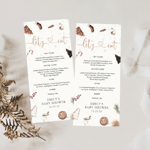 Cosy Christmas Flat Menu