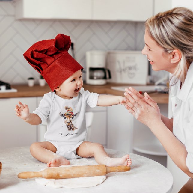 Cosy Christmas Giraffe, custom Baby Bodysuit (Creator Uploaded)