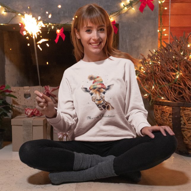 Cosy Christmas Giraffe, custom T-Shirt (Creator Uploaded)