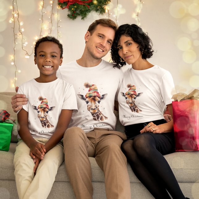 Cosy Christmas Giraffe T-Shirt (Creator Uploaded)