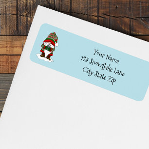 Cosy Christmas Gnome Red Green Winter Cute