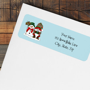 Cosy Christmas Gnome Snowman Winter Holiday Cute
