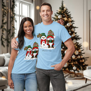 Cosy Christmas Gnome Snowman Winter Holiday Cute T-Shirt