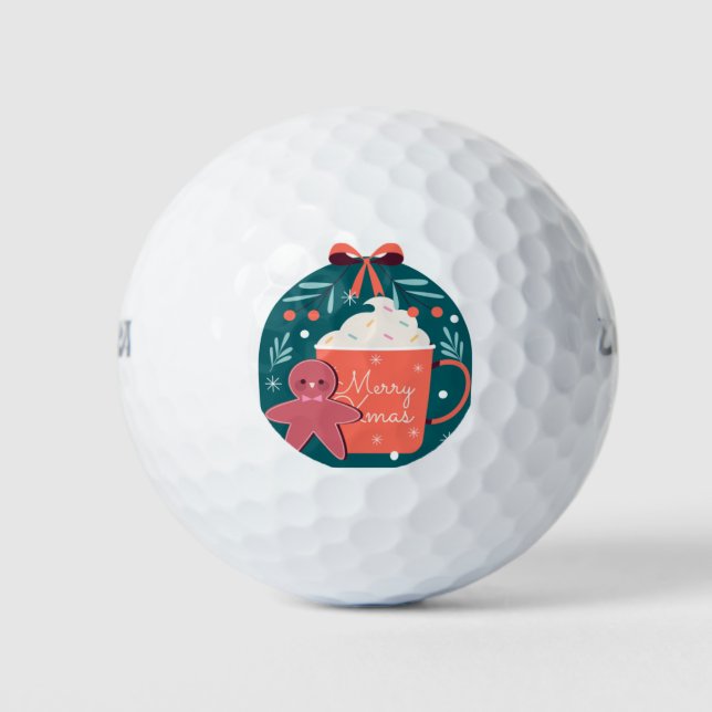 Cosy christmas golf balls (Front)