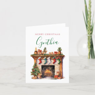 Cosy Christmas Holiday Card For Kids
