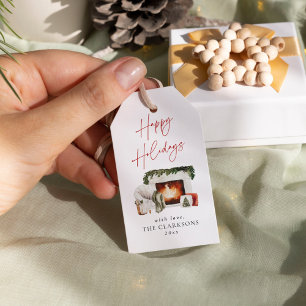 Cosy Christmas Holiday  Gift Tags