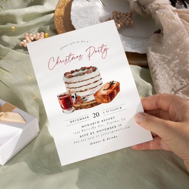 Cosy Christmas Holiday Party Invitation (Creator Uploaded)