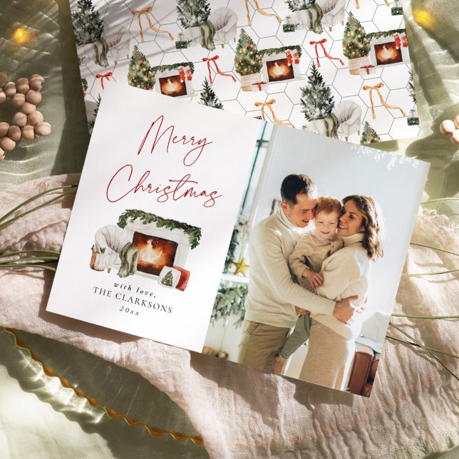 Cosy Christmas Holiday Photo Card (Creator Uploaded)