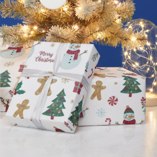 Cosy Christmas Holiday Wrapping Paper