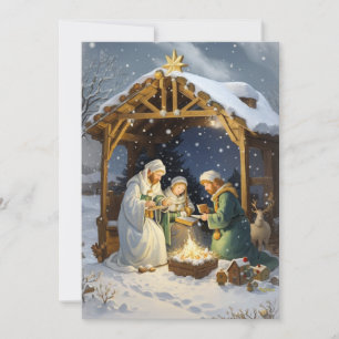 Cosy Christmas in the Cabin: Greeting Card Design