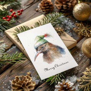 Cosy Christmas Kiwi, custom Invitation