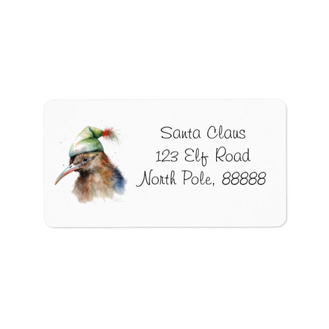 Cosy Christmas Kiwi, custom Label (Front)