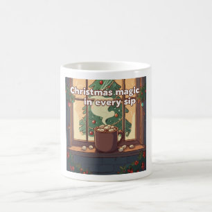 Cosy Christmas Magic   Festive Hot Chocolate  Coffee Mug