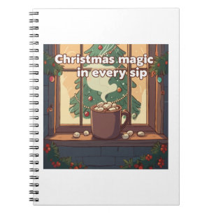 Cosy Christmas Magic Festive Hot Chocolate Notebook
