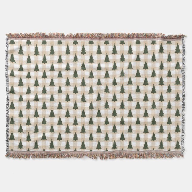 Cosy Christmas Pattern  Throw Blanket (Front)