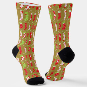 Cosy Christmas Retro Winter Socks