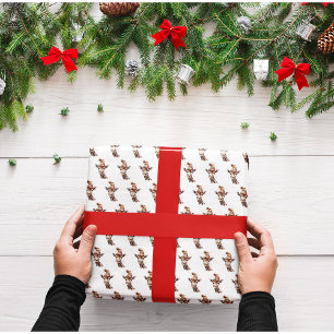 Cosy Christmas Safari Wrapping Paper