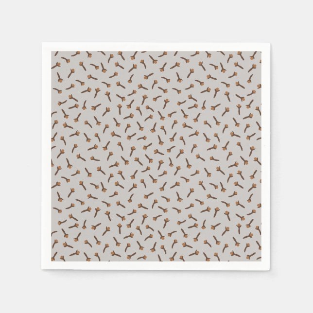 Cosy Christmas & Spice Cloves Napkin (Front)