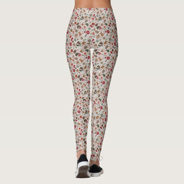 Cosy Christmas & Spice Leggings (Back)