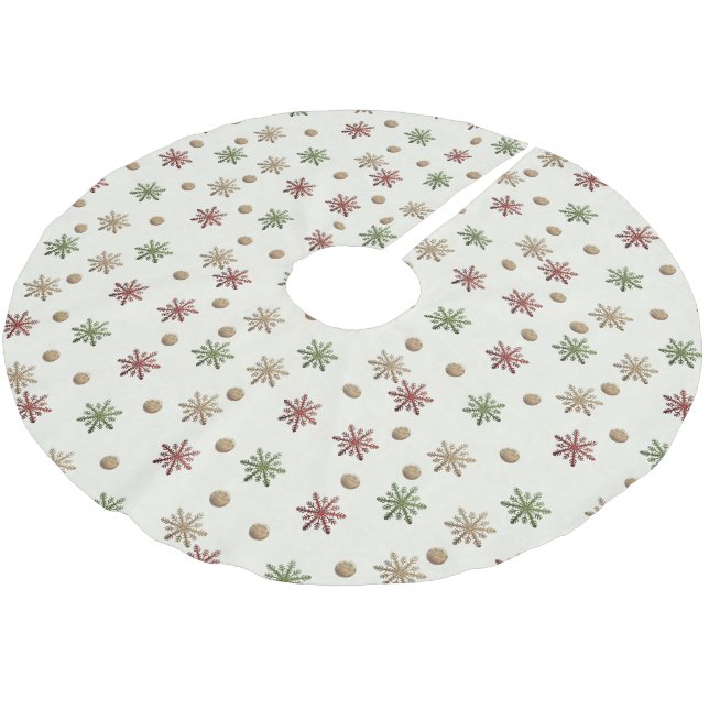 Cosy Christmas Tree Skirt (Angled)