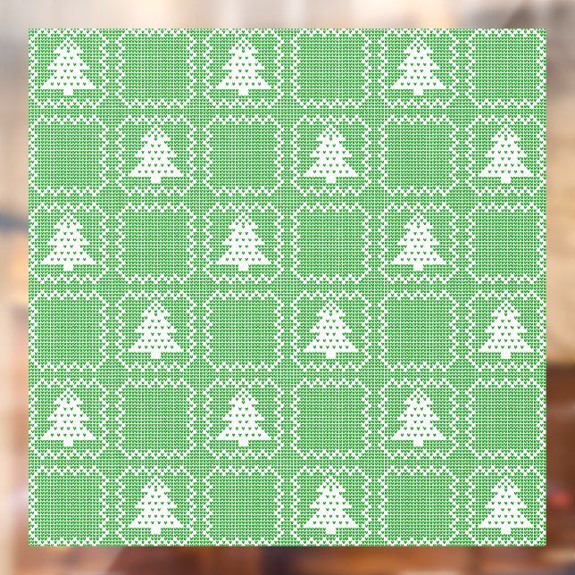 Cosy Christmas tree ugly sweater chequered pattern (Sheet 2)