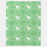 Cosy Christmas tree ugly sweater chequered pattern