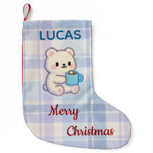 Cosy Cocoa Bear Christmas Pastel Pixel Art