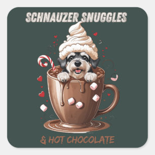 Cosy Cocoa & Schnauzer Stickers – Winter Party Edi