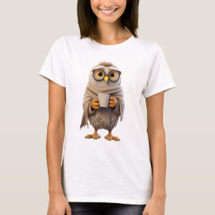 Cosy Coffee Owl T-Shirt