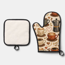 Cosy Coffee Time - Warm Aesthetic Seamless Pattern