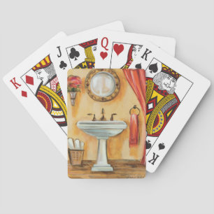 Cosy Contemporary Bathroom Playing Cards