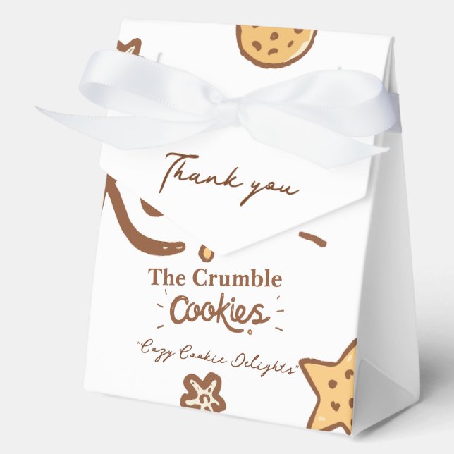 Cosy Cookie Delights  Favour Box (Front)