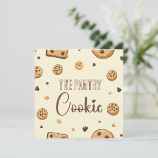 Cosy Cookie Delights Invitation
