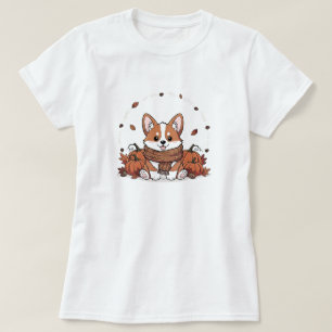 Cosy Corgi WHITE ONLY T-Shirt