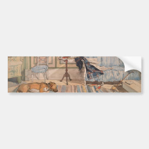 Cosy Corner (by Carl Larsson) Bumper Sticker