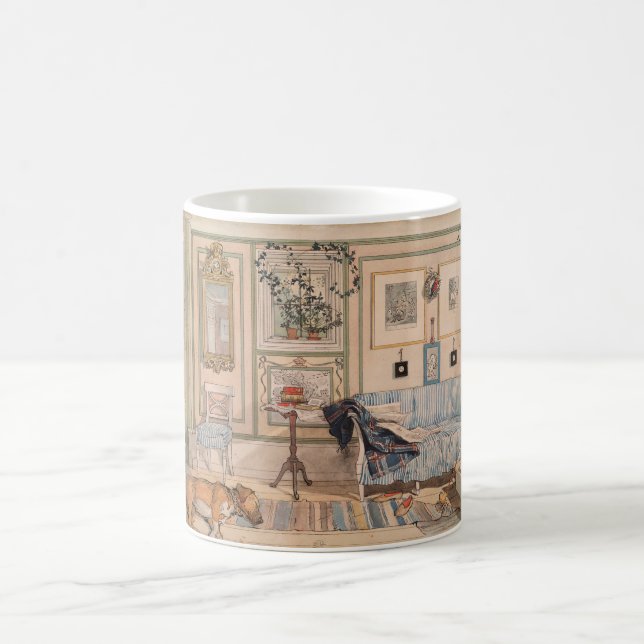 Cosy Corner (by Carl Larsson) Coffee Mug (Center)