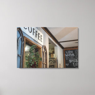 Cosy Corner Café Entrance Canvas Print