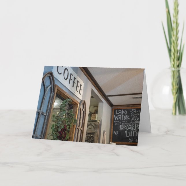  Cosy Corner Café Entrance Card (Front)